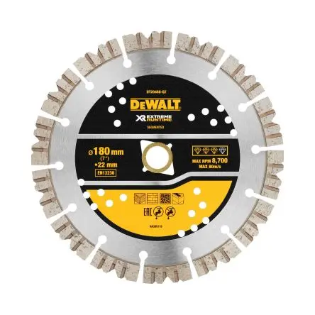 Produktfoto 1 von DeWALT DT204 Diamant Ø 180 mm, Korngröße 1 1 pro Paket