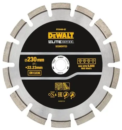 Produktfoto 1 von DeWALT DT204 Diamant Ø 230 mm, Korngröße 1 1 pro Paket
