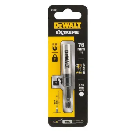 Produktfoto 1 von DeWALT 1/4 in Sechskant, Edelstahl, Länge 76mm