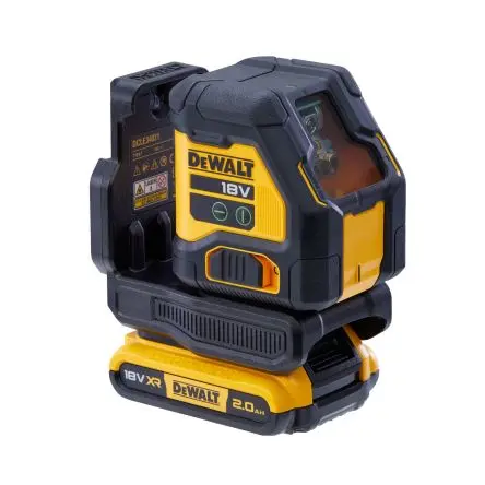 Produktfoto 1 von DeWALT DCLE34021N-XJ DCLE34021 Lasernivelliergerät ±3 mm/m Innenbereich, Außenbereich Laserfarbe Grün