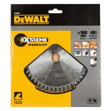 Produktfoto 1 von DeWALT 48 Hartmetall Holz Kreissägeblatt, Ø 160 mm 1