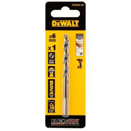 Produktfoto 1 von DeWALT HSS 6 mm x 14.5 cm, 1 Stück