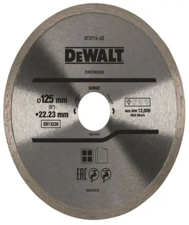 Produktfoto 1 von DeWALT DT37 Diamant Ø 125 mm, Korngröße 1 1 pro Paket