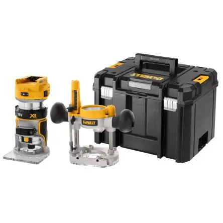 DeWALT DCW604NT-XJ Schnurlos Oberfräsenbohrer, 930 W, 18V