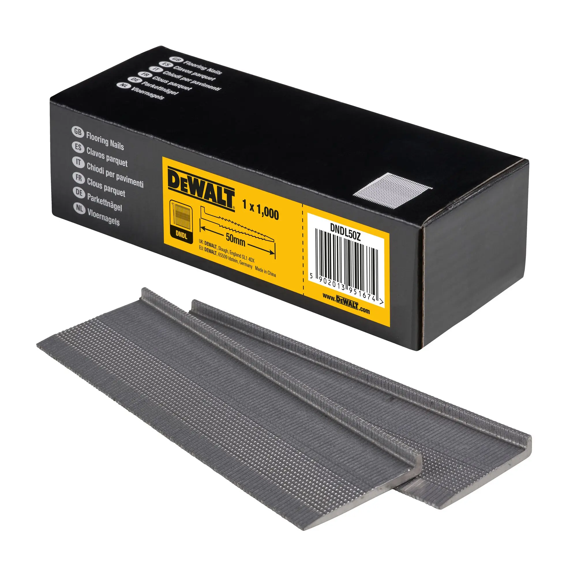 Produktfoto 1 von DeWALT Nagel L. 50 mm, Typ Endbearbeitung, Hell