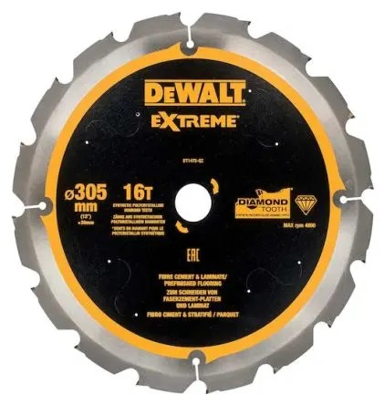Produktfoto 1 von DeWALT Polykristalliner Diamant Multi-Material Kreissägeblatt, Ø 305 mm 1
