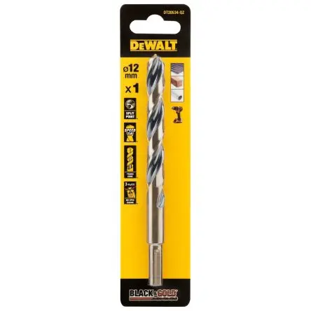 Produktfoto 1 von DeWALT HSS Drehung 12 mm, 1 Stück