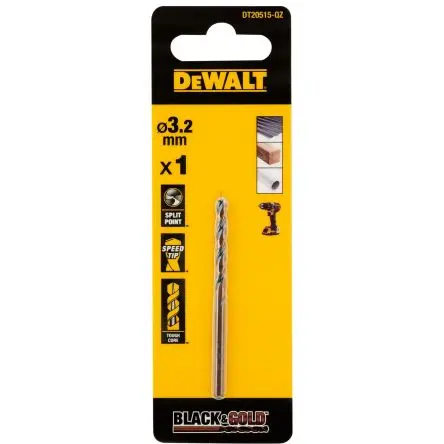 Produktfoto 1 von DeWALT HSS 3.2 mm, 1 Stück