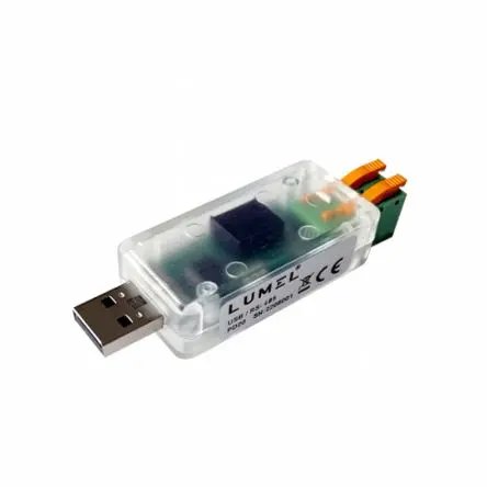 Produktfoto 1 von Lumel Schnittstellenkonverter, USB Typ A, RS485, Stecker