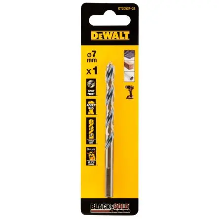 Produktfoto 1 von DeWALT HSS 7 mm, 1 Stück