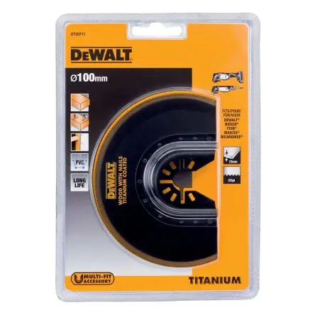 Produktfoto 1 von DeWALT Multifunktionswerkzeug-Klingen Vibrationssägeblatt für Multitool Schwingwerkzeug 1-Stk