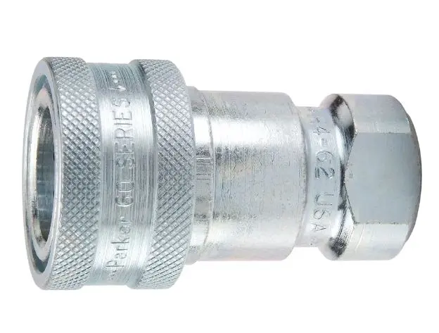 Produktfoto 1 von Parker 60 Hydraulik-Schnellkupplung Buchse Stahl, 1/4-18 in