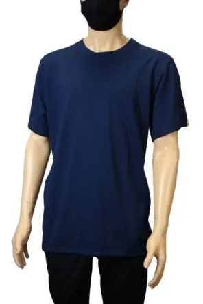 Produktfoto 1 von EUROSTAT 51-300-03XX ESD V-NECK T-SHIRT T-Shirt, 48,5 % Polyester, 3 % Carbon, 48,5 % Baumwolle Kurz Marine 2XL