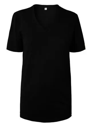 Produktfoto 1 von EUROSTAT 51-300-03XX ESD V-NECK T-SHIRT T-Shirt, 3 % Carbon, 48,5 % Baumwolle, 48,5 % Polyester Kurz Schwarz S