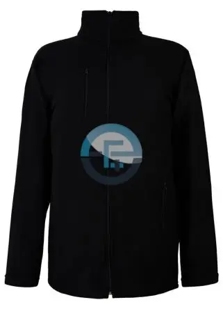 Produktfoto 1 von EUROSTAT 51-761-15 Unisex Fleece-Jacke, 98 % Micropolyester, 2 % antistatische Fasern Schwarz Reißverschluss, Größe L