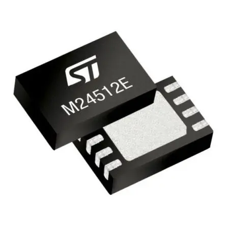 Produktfoto 1 von STMicroelectronics 512 kB EEPROM, I2C Interface, UFDFPN-8, 900 ns Oberfläche 64K x 8 bit, 64K x 8-Pin 8