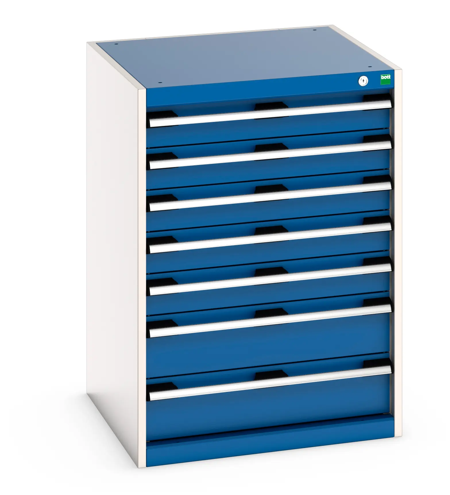Produktfoto 1 von Bott Schrank Typ Schrank Freistehend 7 Schublade/n 900 mm 650 mm Ja 650 mm Stahlblech
