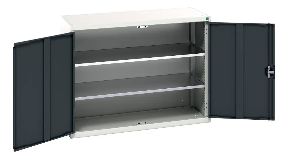 Produktfoto 1 von Bott Schrank Typ Regalschrank Freistehend 2 Tür/en 2 Regal/e 1000 mm 1300 mm Ja 550 mm Stahlblech