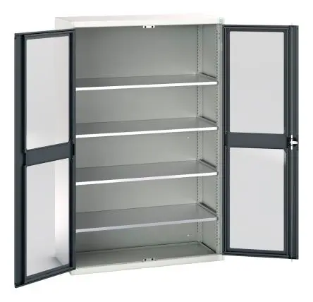 Produktfoto 1 von Bott Schrank Typ Regalschrank Freistehend 2 Tür/en 4 Regal/e 2000 mm 1300mm Abschließbar 550 mm Stahlblech