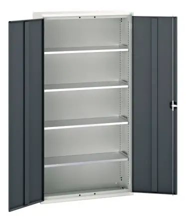 Produktfoto 1 von Bott Schrank Typ Regalschrank Freistehend 2 Tür/en 4 Regal/e 2000 mm 1050mm Abschließbar 350 mm Stahlblech
