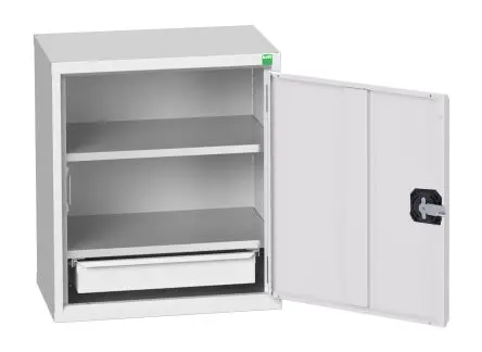 Produktfoto 1 von Bott Schrank Typ Regalschrank 1 Tür/en 2 Regal/e 1 Schublade/n 600 mm 525mm Abschließbar 350 mm Stahlblech