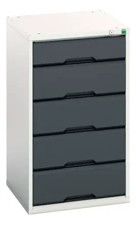 Produktfoto 1 von Bott Schrank Typ Schrank Freistehend 5 Schublade/n 900 mm 525mm Abschließbar 550 mm Stahlblech