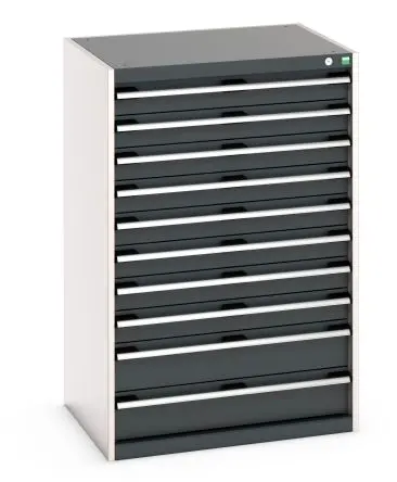 Produktfoto 1 von Bott Schrank Typ Schrank Freistehend 10 Schublade/n 1200 mm 800mm Abschließbar 650 mm Stahlblech
