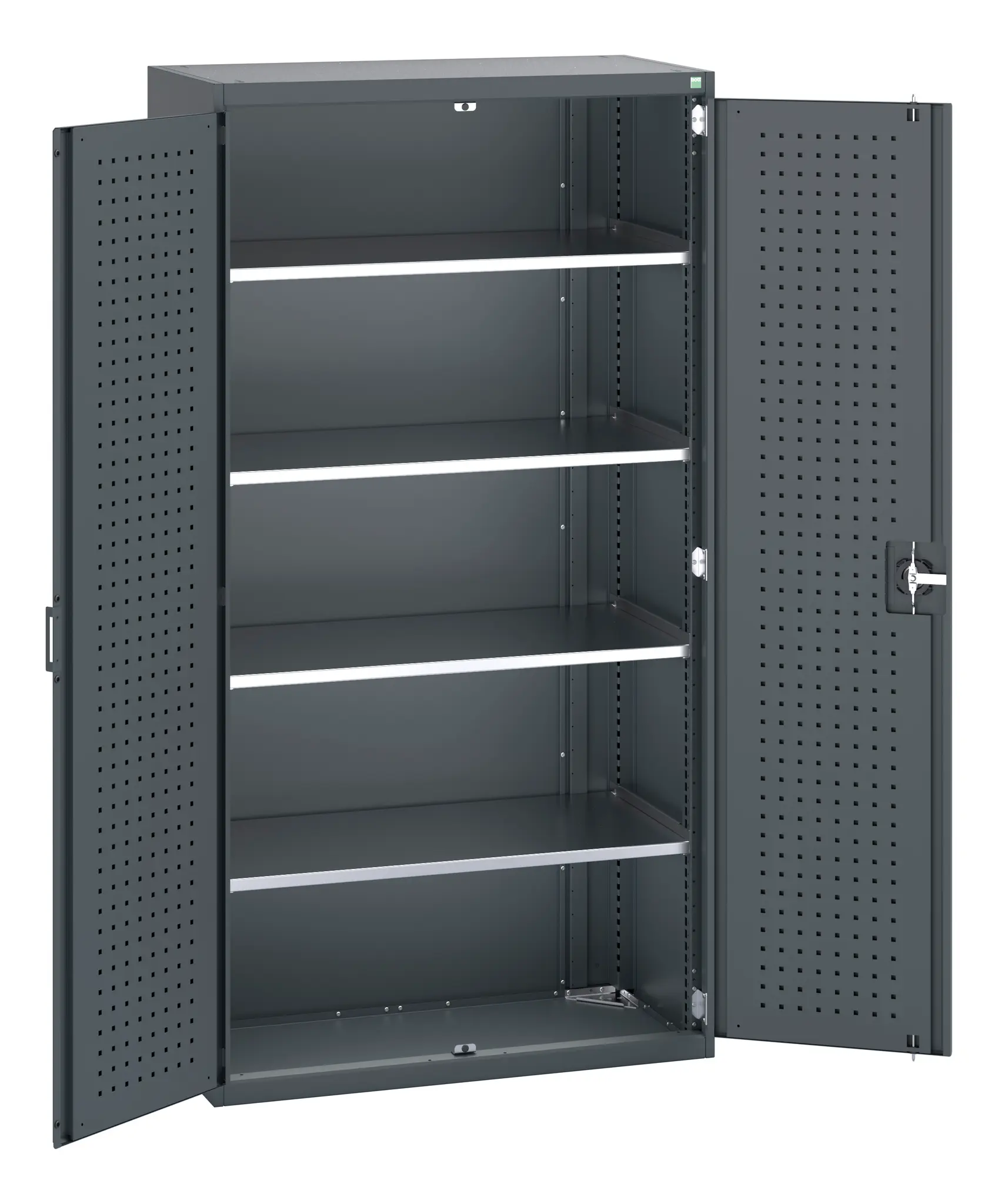 Bott Schrank Typ Regalschrank Freistehend 2 Tür/en 4 Regal/e 2000 mm 1050 mm Ja 525 mm Stahlblech