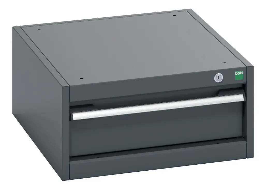 Produktfoto 1 von Bott Schrank Typ Schrank Freistehend 1 Schublade/n 250 mm 525 mm Ja 650 mm Stahlblech