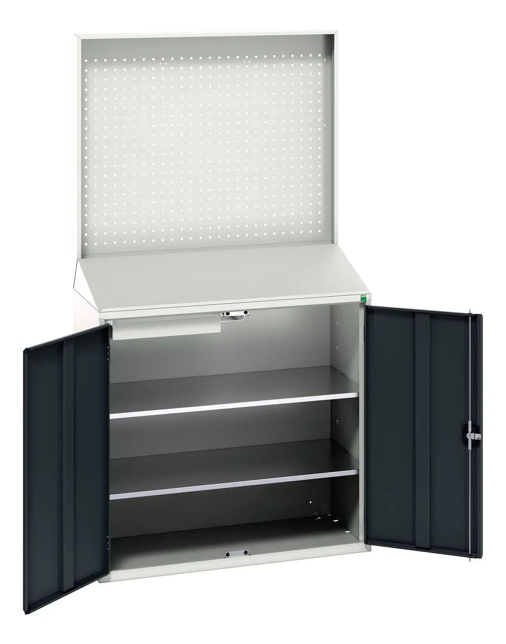 Produktfoto 1 von Bott Schrank Typ Regalschrank Freistehend 2 Tür/en 2 Regal/e 1 Schublade/n 2000 mm 1050 mm Ja 550 mm Stahlblech