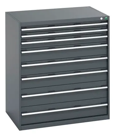 Bott Schrank Typ Schrank Freistehend 8 Schublade/n 1200 mm 1050mm Abschließbar 750 mm Stahlblech