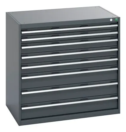 Produktfoto 1 von Bott Schrank Typ Schrank Freistehend 8 Schublade/n 1000 mm 1050mm Abschließbar 750 mm Stahlblech
