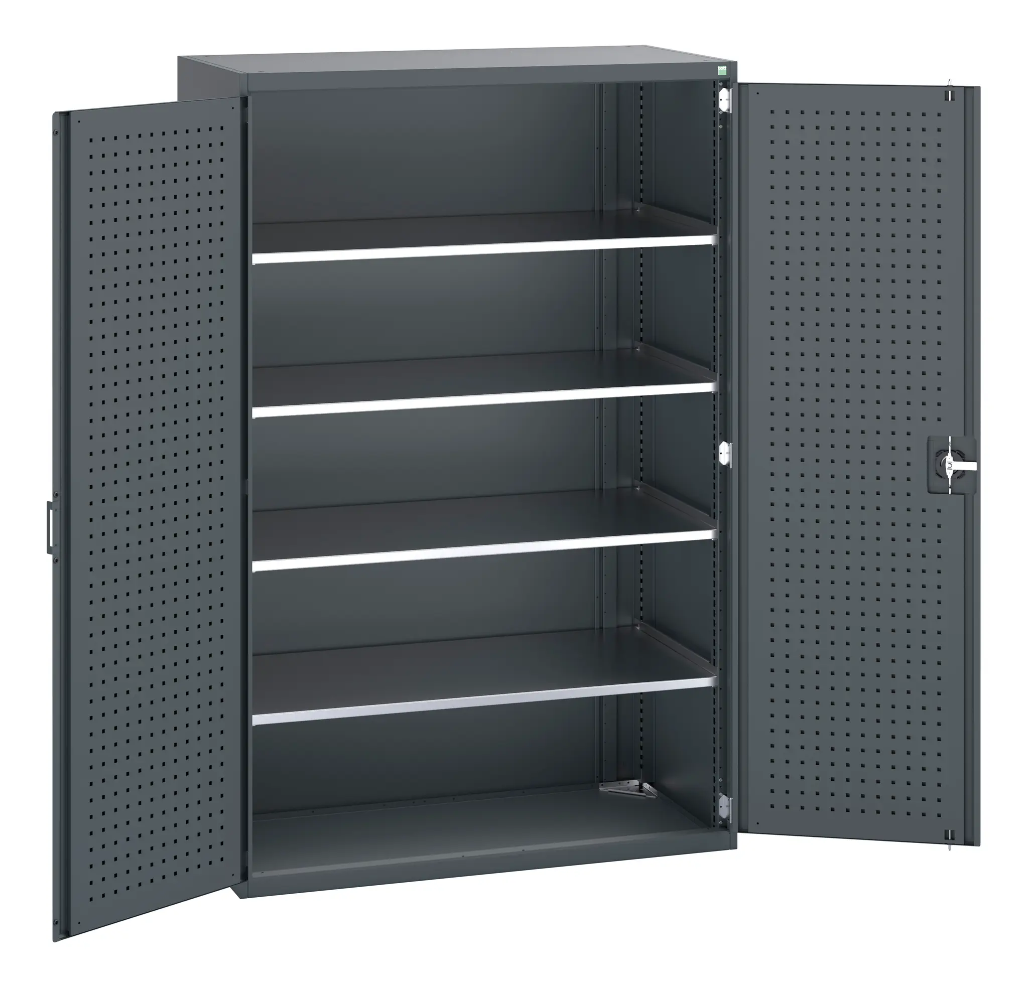 Produktfoto 1 von Bott Schrank Typ Regalschrank Freistehend 2 Tür/en 4 Regal/e 2000 mm 1300 mm Ja 650 mm Stahlblech