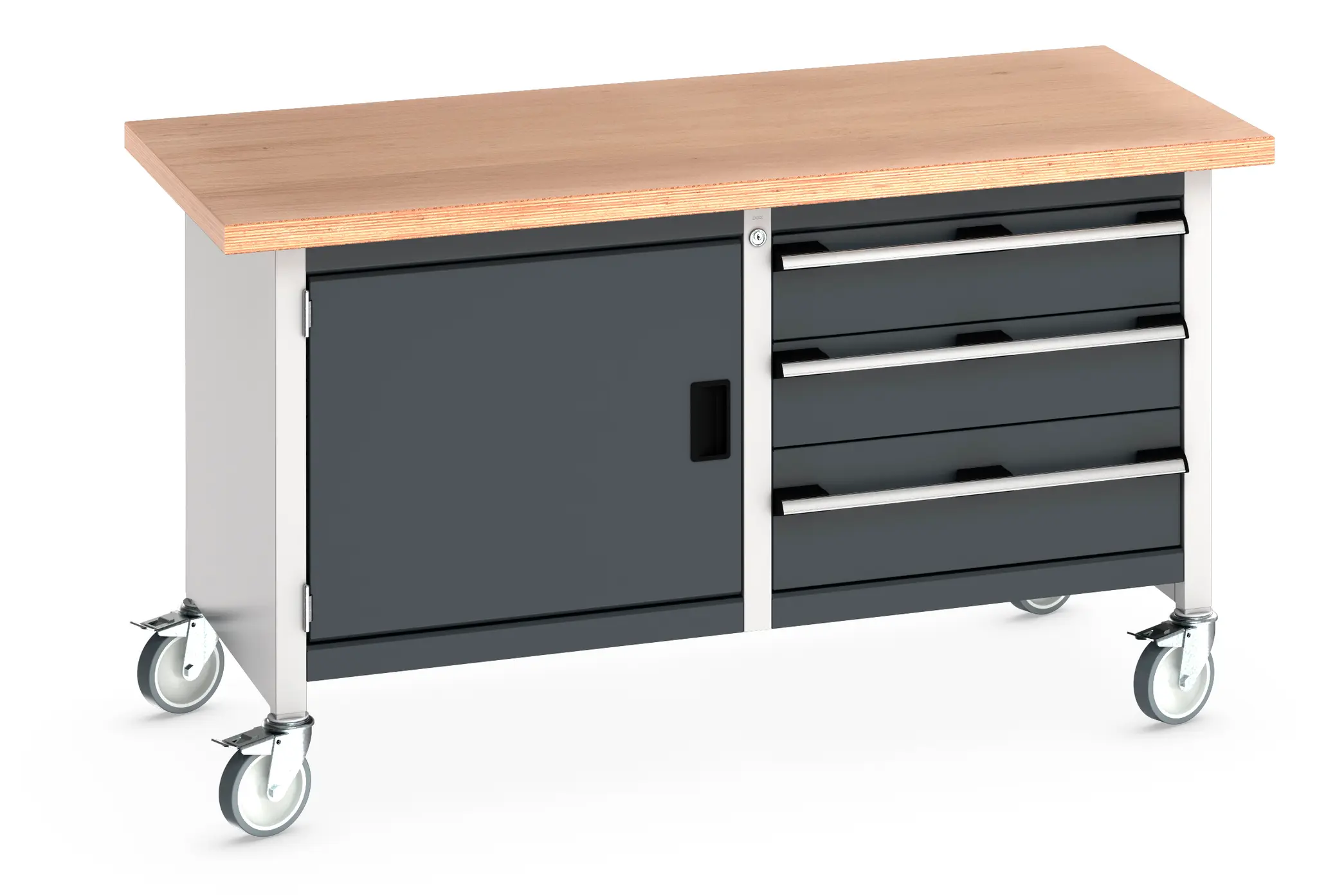 Produktfoto 1 von Bott 41002100.19V Aufbewahrungstisch Tragbar Stahlblech Werkbank Einstellbare Höhe L. 750 mm B. 1500 mm H. 840 mm,