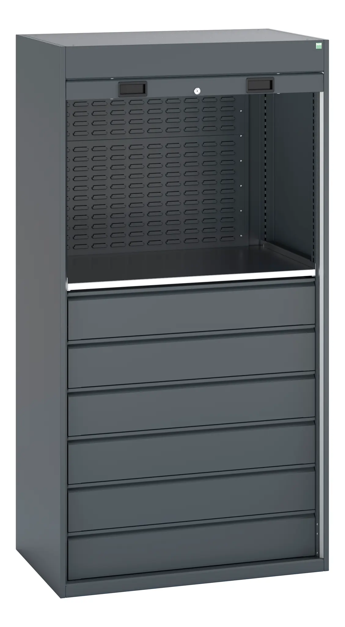 Produktfoto 1 von Bott Schrank Typ Mini Werkstattschrank Freistehend 1 Tür/en 1 Regal/e 6 Schublade/n 2000 mm 1050 mm Ja 650 mm Stahlblech