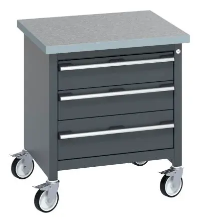 Produktfoto 1 von Bott 41002093.77v Aufbewahrungstisch Tragbar Stahlblech Werkbank L. 750 mm B. 750mm H. 840 mm, Traglast 225kg