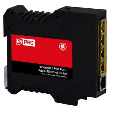 Produktfoto 1 von RS PRO RS-535 Ethernet-Switch PoE 5-Port Unmanaged