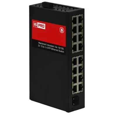 Produktfoto 1 von RS PRO RS-7717 Industrial-Ethernet-Switch 16-Port Unmanaged Switch