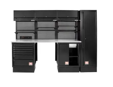 Produktfoto 1 von Facom Werkzeugschrank Typ Schrank Freistehend 3 Tür/en 4 Regal/e 7 Schublade/n 2710mm Abschließbar Metall