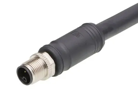 Produktfoto 1 von Brad from Molex 120500 M12 Kabel assembliert Stecker 4-polig Stecker 12A Kabel IP67