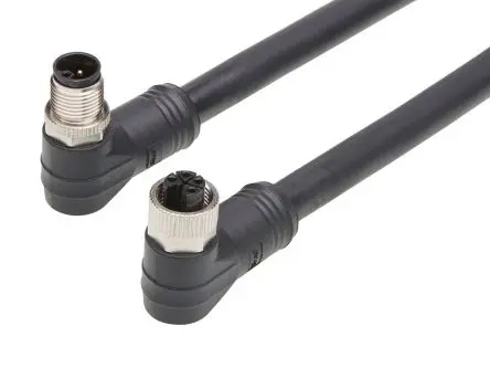 Produktfoto 1 von Brad from Molex 120501 M12 Kabel assembliert Stecker, Buchse 4-polig Buchse/Stecker 12A Kabel IP67