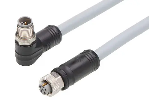 Produktfoto 1 von Brad from Molex 120501 M12 konfektioniertes Sensorkabel Stecker, Buchse 5-polig Buchse/Stecker 16A Kabel IP40