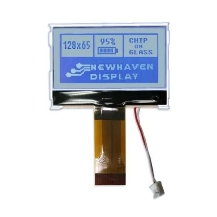 Produktfoto 1 von NEWHAVEN DISPLAY INTERNATIONAL NHD-C12865AR Grafik-LCD Anzeige, Graphisch LED Weiß 128 x 65 Pixel, Hintergrund Grau