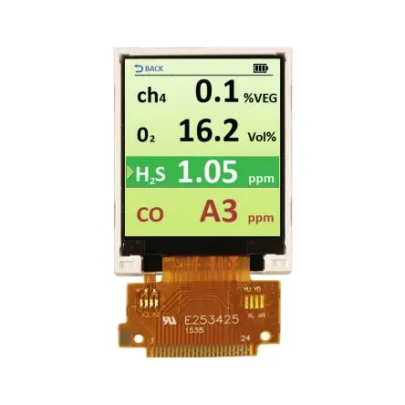 Produktfoto 1 von NEWHAVEN DISPLAY INTERNATIONAL TFT-LCD-Anzeige 1.8 Zoll 8-Bit parallel, 128 x 160 pixel, 29.03 x 36.04 mm TFT