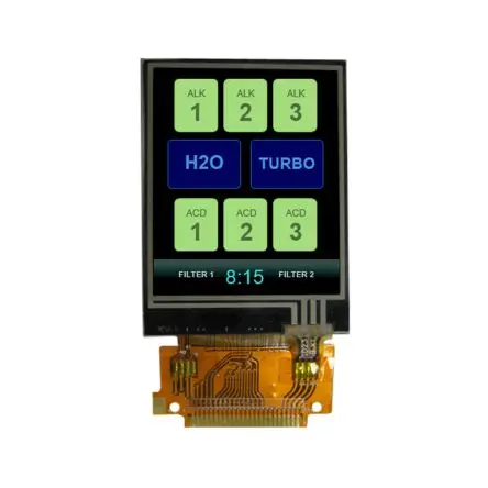 Produktfoto 1 von NEWHAVEN DISPLAY INTERNATIONAL TFT-LCD-Anzeige 1.8 Zoll 8-Bit parallel Touchscreen Resistiver Touch, 128 x 160 pixel,