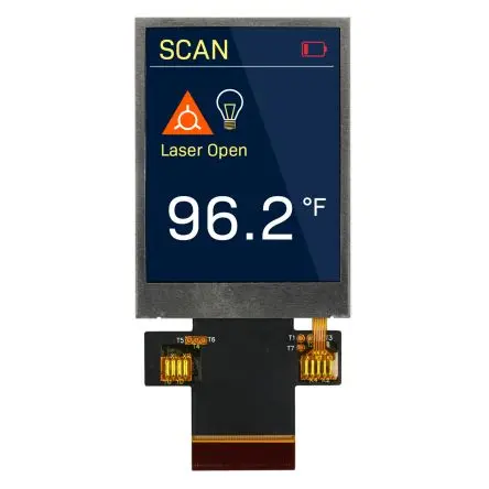 NEWHAVEN DISPLAY INTERNATIONAL TFT-LCD-Anzeige 2.4 Zoll Parallel/SPI, 240 x 320 pixel, 37.72 x 49.96 mm LED