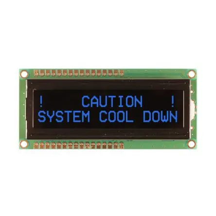 Produktfoto 1 von NEWHAVEN DISPLAY INTERNATIONAL NHD-0216K1Z Alphanumerische LCD-Anzeige, Alphanumerisch LED Blau 2 x 16, Hintergrund