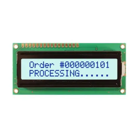 Produktfoto 1 von NEWHAVEN DISPLAY INTERNATIONAL NHD-0216XZ Alphanumerische LCD-Anzeige, Alphanumerisch LED Weiß 2 x 16, Hintergrund Grau,