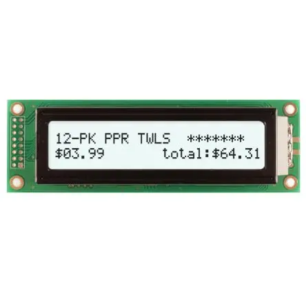 Produktfoto 1 von NEWHAVEN DISPLAY INTERNATIONAL NHD-0224BZ1 Alphanumerische LCD-Anzeige, Alphanumerisch LCD Weiß 2 x 24, Hintergrund