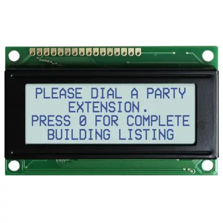 Produktfoto 1 von NEWHAVEN DISPLAY INTERNATIONAL NHD-0420AZ Alphanumerische LCD-Anzeige, Alphanumerisch LCD Weiß 4 x 20, Hintergrund Grau,